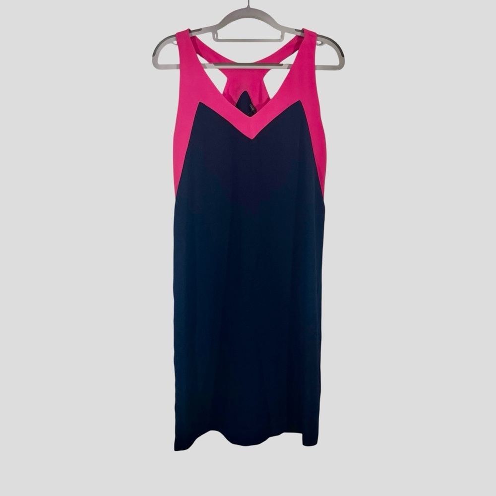 Felicity & Coco Vibrant Pink and Navy Dress